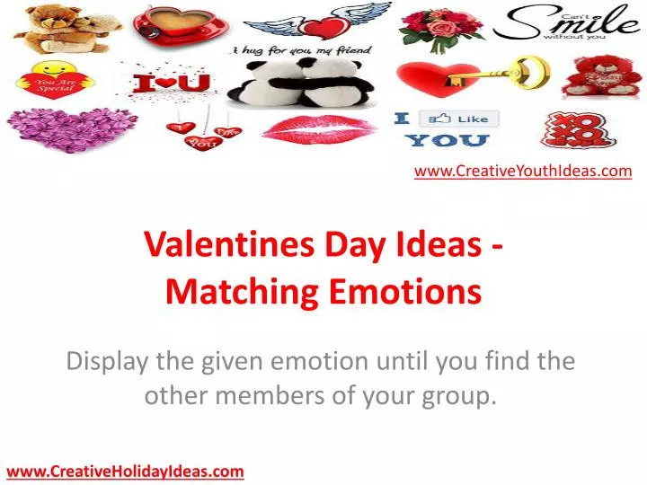 valentines day ideas matching emotions