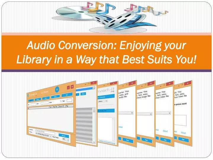 audio conversion enjoying your library in a way that best suits you
