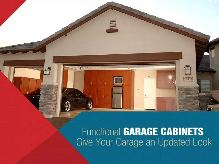 functional garage cabinets give your garage an updated look