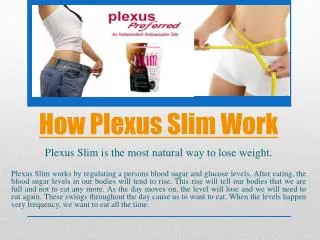 Plexus Slim Review