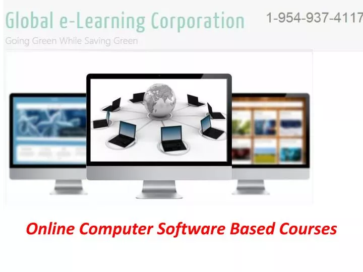 online computer software based courses