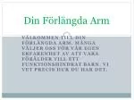 Din Förlängda Arm - slide 1