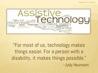 Assistive Technology