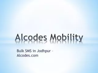 Bulk SMS in Jodhpur