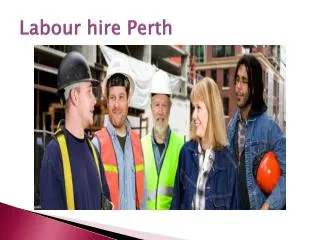 Labour hire Perth