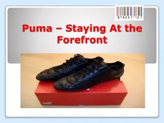 Puma – Staying At the Forefront
