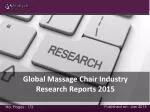 Analyze Future: Global Massage Chair Industry 2014 Market - slide 1