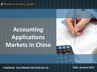 R&I: Accounting Applications Markets in China