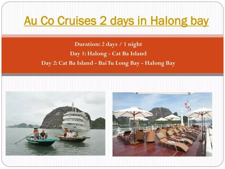 au co cruises 2 days in halong bay