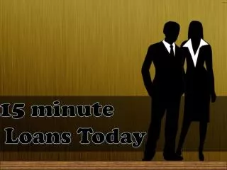 Quick Small Loans With No Upfront Fees @ www.15minutepaydayl