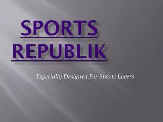 Sports Republik, Noida Extension