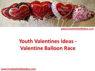 Youth Valentines Ideas - Valentine Balloon Race