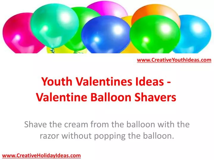youth valentines ideas valentine balloon shavers