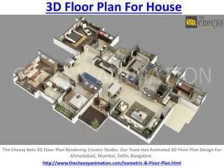 3D Floor Plan For House