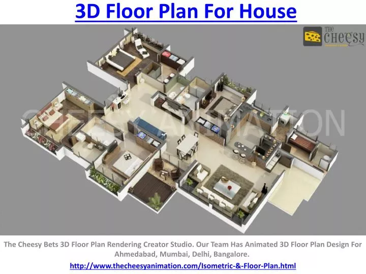 3d floor plan for house