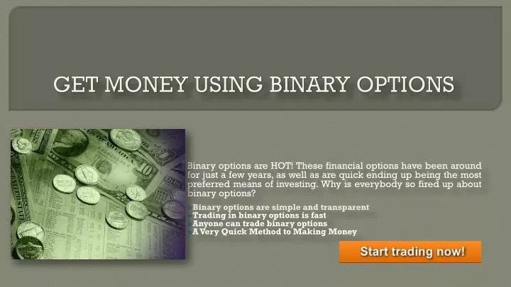 get money using binary options