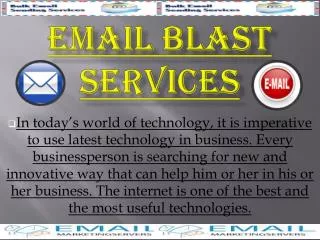 Email Blast Services