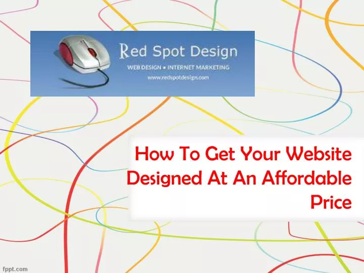 how to get your website designed at an affordable price