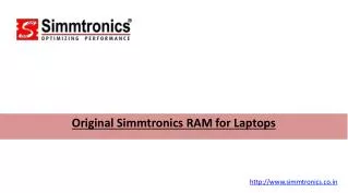 Original Simmtronics RAM for Laptops