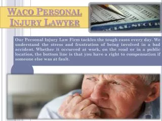 Waco Personal Injury Attorney