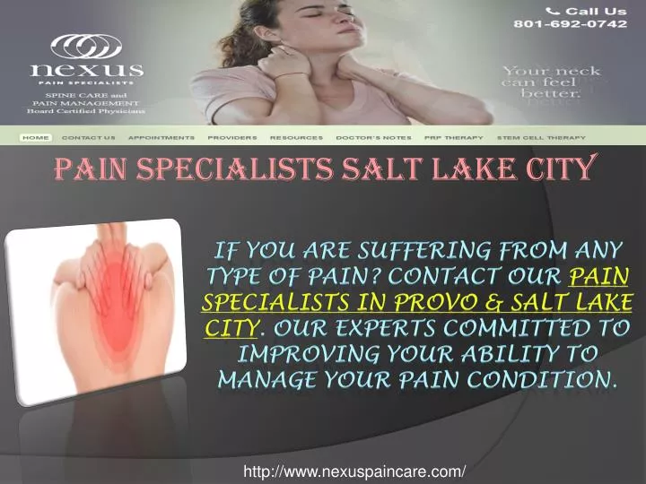 pain specialists salt lake city