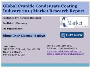 Global Cyanide Condensate Coating Industry 2014 Market Resea