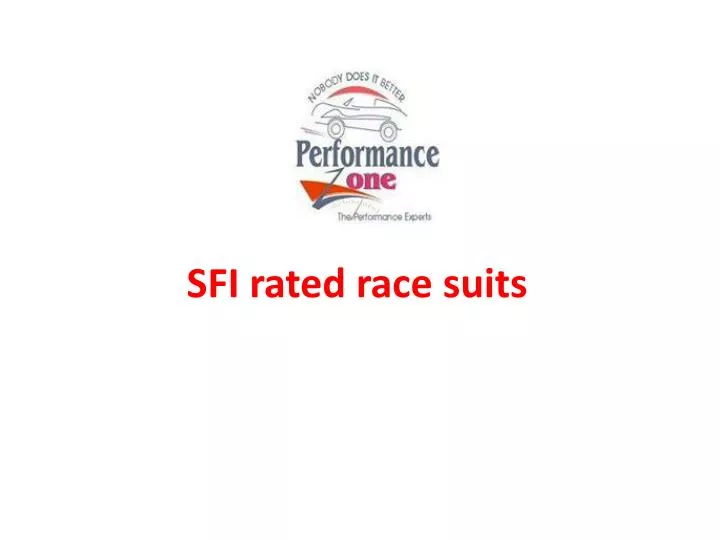 sfi rated race suits