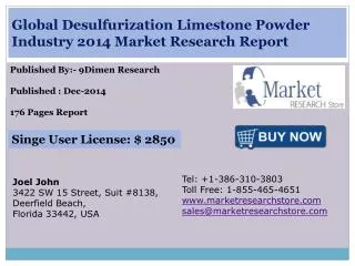 Global Desulfurization Limestone Powder Industry 2014 Market