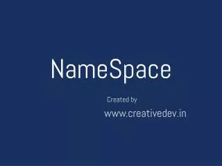 How to Use Namespace in PHP