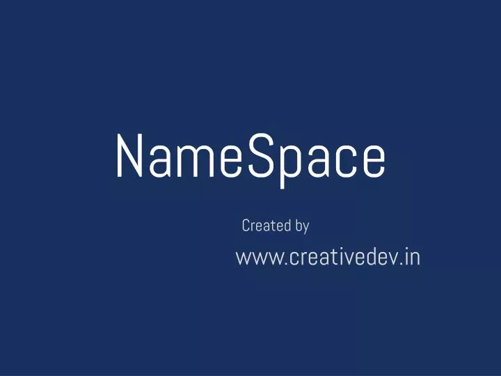 namespace