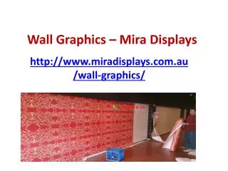 Wall Graphics for business promotion