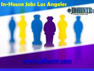 In-House Jobs Los Angeles