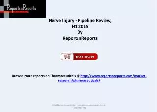 Nerve Injury Pipeline Review 2015