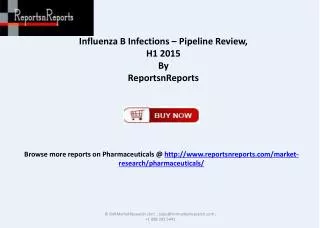 Influenza B Infections Pipeline Review 2015