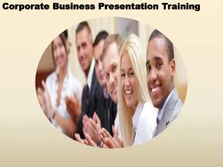Corporate Training and Development Training