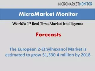 The European 2-Ethylhexanol Market Forecast
