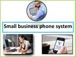 small business phone system - slide 1