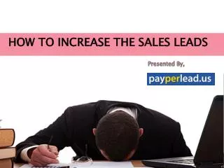 17 Ways to increase your sales leads