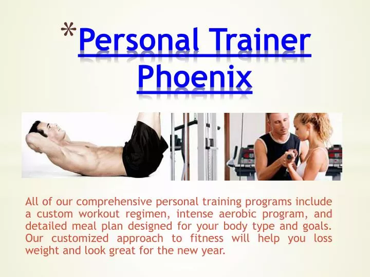 personal trainer phoenix