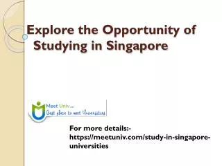 Study MBA with Top Universities in Singapore