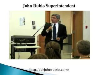 John Rubino Superintendent