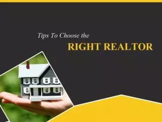Carmel Realty - Tips to Choose the Right Realtor