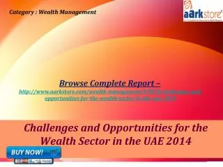 Aarkstore - Wealth Sector in the UAE