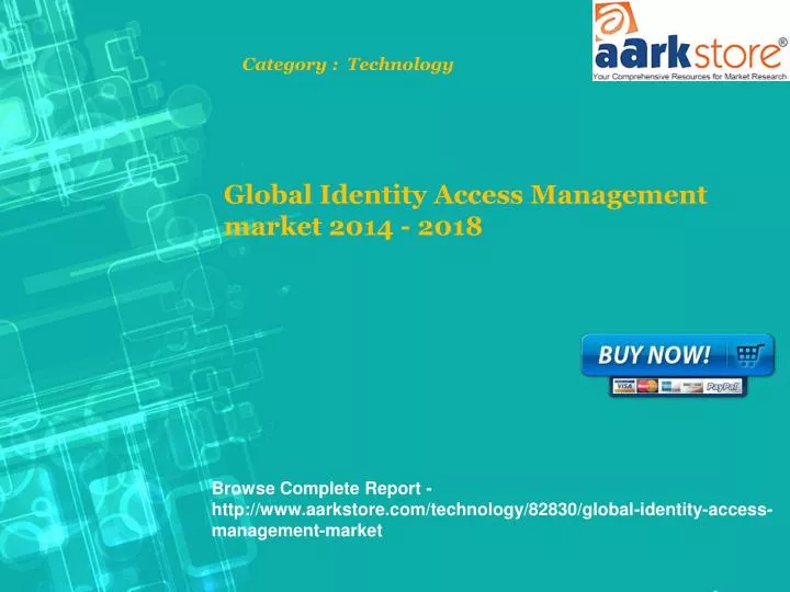global identity access management market 2014 2018