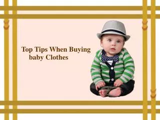 Top Tips When Buying Baby Clothes