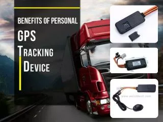 Benefits of Personal GPS Tracking Device