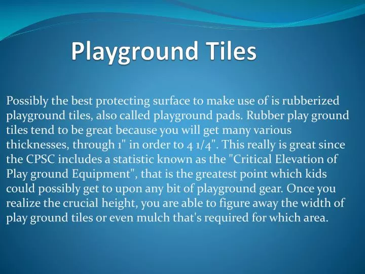 playground tiles
