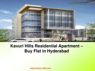 Kavuri Hills Residential Apartment – Buy Flat in Hyderabad
