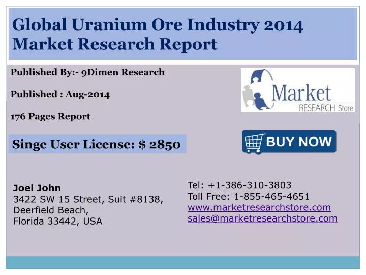 global uranium ore industry 2014 market research report