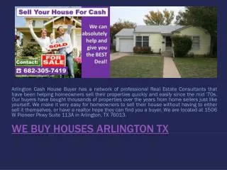 Sell My House Fast Arlington TX